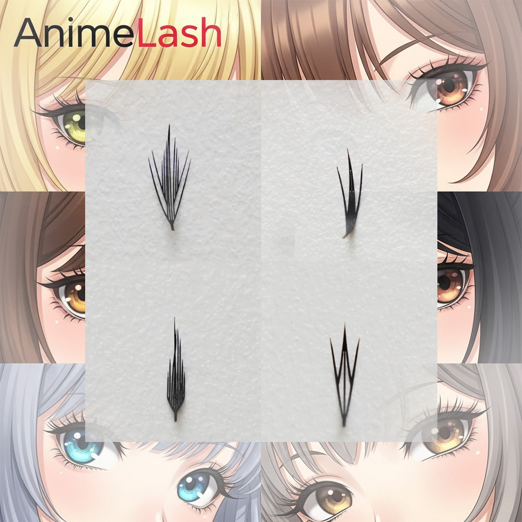Anime Lashes アニメラッシュ 【D-type】 iカール・Cカール・Dカール