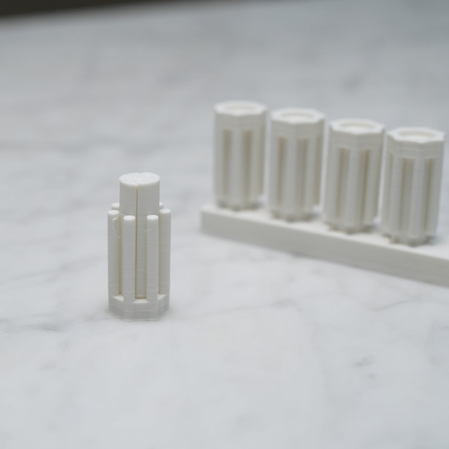 比較検証用ロッド　10mm　【スタンド付き5個セット】