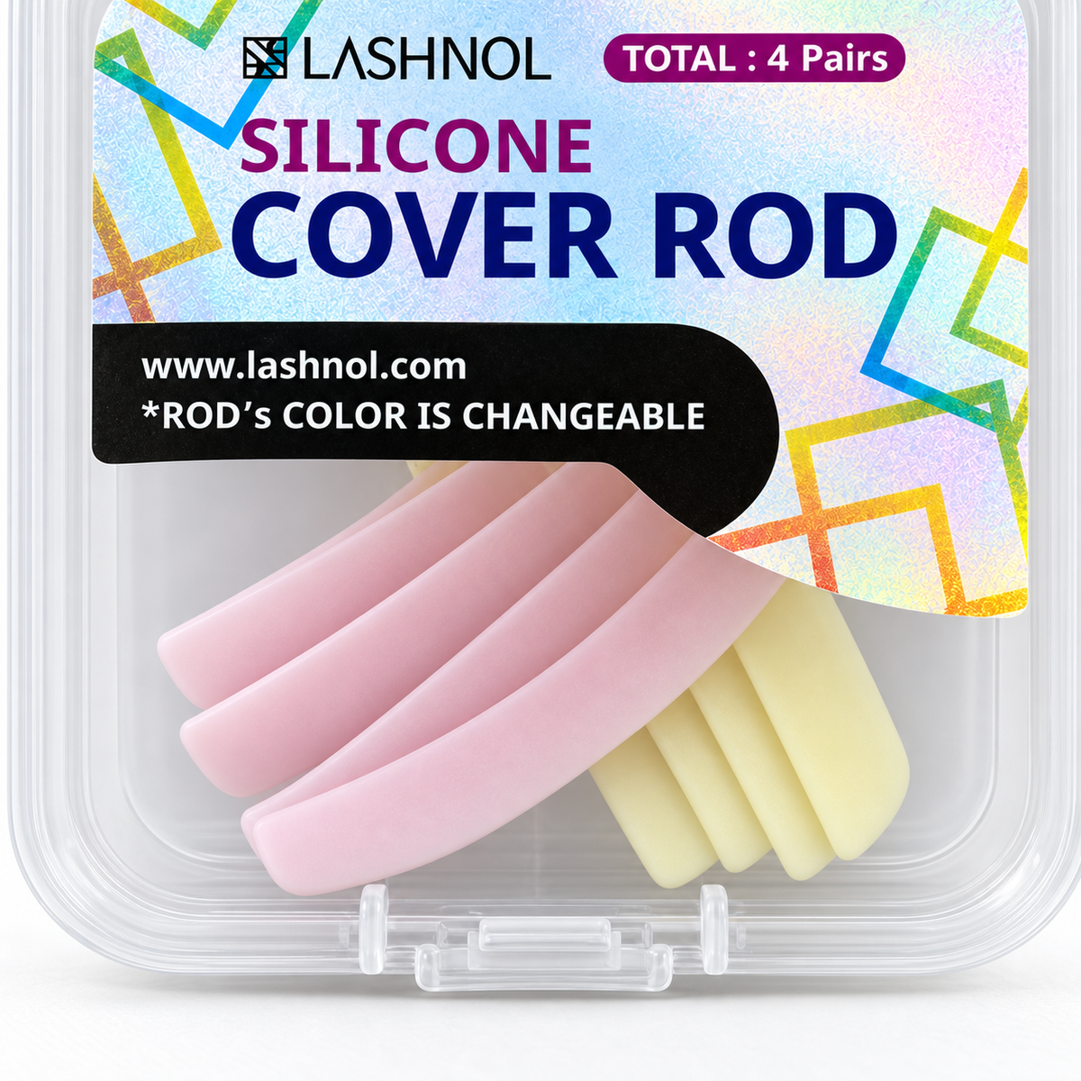 LASHNOL SILICONE COVER ROD（シリコンカバーロッド）4ペア